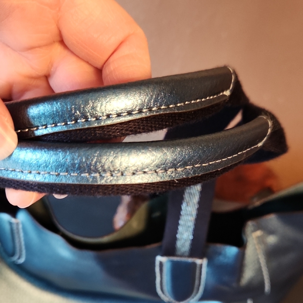 Coach Viridian Metalic Teal Derby Tote - Picture 12 of 15